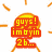 Pixelated sun icon with orange rays and red text bubbles containing yellow text reading "guys! im byin 2b..." and "so stop pourin rain on me!!" alongside a separate bubble reading "miss sunshine".