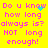 Yellow background with pink text reading 'Do u know how long always is? NOT long enough!' and blue pixel clusters near 'know' in