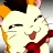 A pixelated cartoon hamster with orange and black fur wearing a red bow tie, smiling widely with one eye closed in a wink, next to text reading "Anime IM" on a black background.
