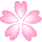 Pixelated pink cherry blossom flowers on gray background in contact sheet layout with three distinct flower arrangements.