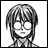 Pixelated grayscale image of a character with short hair and glasses on the left, next to black background with white text reading "Anime IM" and "COM" on the right.