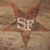 A 2x2 contact sheet of four animated frames featuring a red star on wood background with changing text overlays: 'SF', 'SHADOWS FALL', 'THE WAR WITHIN', and 'SEPT. 21st'.