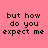 Pink background with black pixelated text in five sections and a gray rectangle in the bottom right corner.