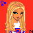 Pixel art contact sheet showing three frames of an animated buddy icon featuring a blonde character in sports attire with Detroit Pistons branding on a red background.