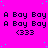 A static image with a bright pink background, repeated text "A Bay Bay" in black pixelated font, and blue dots scattered across the surface.