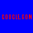 Four display red pixelated text 'GOOGLEGOM' on blue, gray, yellow, and gray backgrounds with no visible animation changes