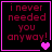 Four identical display red text on black with pink borders and heart symbols changing across frames