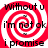Red and white spiral background with black text reading "without u i'm not ok i promise" in four repeated