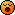 Pixelated orange-yellow gradient face with black eyes, nose, and mouth outline; red tongue visible inside open mouth on gray background.