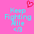 Pixelated text and symbols on a pink background with a red heart above the text.