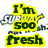 Animated Subway-themed buddy icon with yellow-highlighted text phrases over a gray 'SUBWAY' logo background, cycling through multiple textual states.