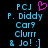 Pixelated text and symbols on black background with cyan text and pink heart symbol.