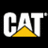 Static pixel art icon featuring bold white 'CAT' letters with black outlines over a solid black background, and a yellow triangular shape beneath the text.