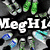 A pixelated animated icon shows a central figure surrounded by multiple smaller figures in various poses, with partial text 'MegH1' visible at the top.