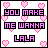Animated contact sheet of 7 frames showing a pixel art icon with pink hearts, text phrases, and a character in various poses.