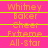 Static image with bright pink background and yellow horizontal lines, displaying repeated text in orange pixelated font.