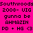 A static digital image with repeated text elements on a bright pink background, featuring pixelated black and white text in multiple