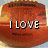 A four- displays a basketball, football player, child, and empty space with overlaid text reading "I LOVE BRETT FAVRE!!! AND THIS KID."