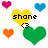 Pixelated heart-shaped icon with four colored hearts surrounding a central yellow heart containing text and a symbol.