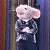 A pixelated animated buddy icon featuring a cartoon mouse character on the left and green text reading "Original Icons .com" on the right against a dark background.