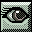Pixelated eye with light green and black checkered background, showing tear animation