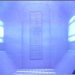 Static 75x75 pixel icon with blue-toned abstract background and faint vertical structure resembling a door frame, rendered at low resolution with visible pixelation and color blending.