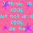 Pixelated text and purple star shapes on a pink background with cyan lettering.