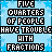 Pixelated text with repeating phrases and color-coded words on a blue background, showing animation changes in text color and underline
