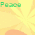 Pixelated yellow background with radiating lines and orange arcs, displaying text in green, pink, purple, and blue.