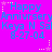 A static image with a bright purple background displays repeated text and star symbols in blue and pink.