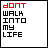 A 5x5 contact sheet of pixelated text frames from an animated AIM buddy icon, displaying evolving phrases about love and truth with color-coded words on a white background.