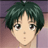 A pixelated anime-style character with short green hair and large eyes appears on the left side of a contact sheet, while the right side displays stylized text reading "Anime IM" above smaller text that may be "COM" or similar.