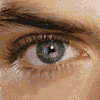 Six distinct eye close-ups arranged in a , each with unique color grading and lighting variations