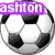 Six soccer balls arranged in two , each with overlaid text labels in distinct colors