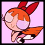 Four pixelated cartoon characters with closed eyes on a pink background, each in distinct poses and outfits.