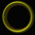 Golden torus-shaped object with red speckles rotates through multiple angles against black background, displaying full circular form and side views.