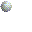 Nine pixelated spherical icons arranged in a on a gray background, each with distinct color patterns and small accent dots
