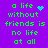 A purple background displays green text reading 'a life without friends is no life at all' with a blue heart and blue pixelated star animation.
