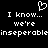Black background with white pixelated text and a heart symbol, displaying repeated phrases and a long concatenated word.