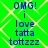Green background with yellow diamond pattern and blue text reading "OMG! i love tatta tottzzz" repeated twice in vertical
