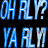 Pixelated blue text on black background forming "CHARLIE MARM" with a question mark, displayed as a static buddy icon.