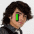 A four- shows a person with dark curly hair in different poses, each displaying distinct text overlays on the face