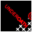 A 48x48 pixel animated contact sheet with three visible frames showing text-based icons: a red diagonal sword on black, a target-like spiral with "TAKING UP NEMS" text, and a brown "Buddy Putty .com" logo on beige.