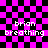 Pixelated text 'brian breathing' on a pink and black checkered background with a distorted, shifting visual effect.