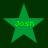 Four green star-shaped icons with the name 'Josh' in green text, arranged in a on a dark green background