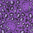 Purple background with scattered dark and light gray pixel clusters forming a patterned texture.