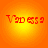 Four identical circular icons arranged in a , each displaying red pixelated text on an orange-yellow gradient background