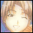 A 48x48 pixel buddy icon featuring a winking anime-style character with light brown hair on the left and "Anime IM" text in white pixelated font on a black background to the right, displayed as part of a contact sheet layout.