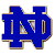 Static blue and brown pixelated logo icon with stylized N and D letters forming a single shape, featuring visible dithering and anti-aliasing artifacts on edges.