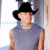 Animated contact sheet showing two frames of a person wearing a black cowboy hat and gray sleeveless shirt with text labels "Kenny" and "Chesney" over different portions of the image.